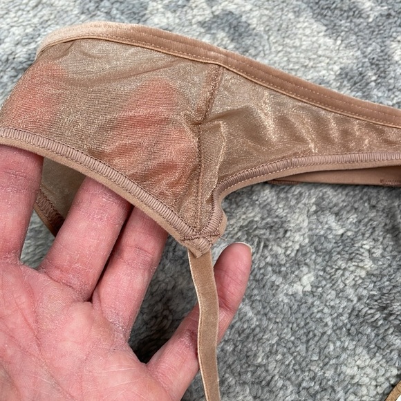 NWT SKIMS Glissenette Garter Belt in Sienna Sz XS - Picture 5 of 7